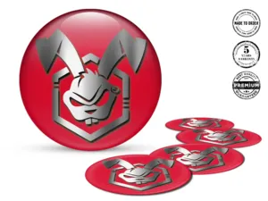 Silicone Stickers High-Gloss Galactic Vector